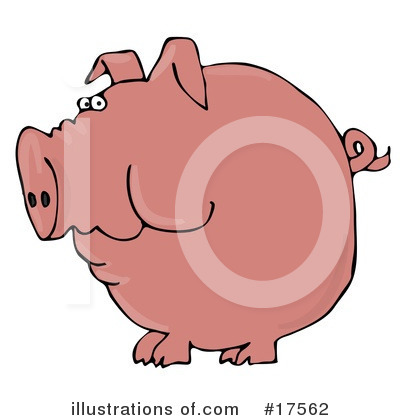 Royalty-Free (RF) Pigs Clipart Illustration by djart - Stock Sample #17562