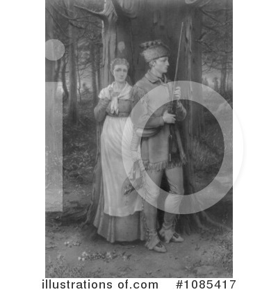 Royalty-Free (RF) Pilgrims Clipart Illustration by JVPD - Stock Sample #1085417