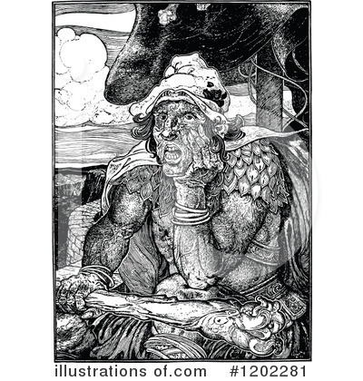 Royalty-Free (RF) Pilgrims Progress Clipart Illustration by Prawny Vintage - Stock Sample #1202281