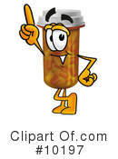 Pill Bottle Clipart #10197 by Mascot Junction