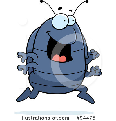 Royalty-Free (RF) Pill Bug Clipart Illustration by Cory Thoman - Stock Sample #94475