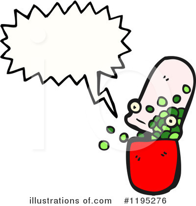Royalty-Free (RF) Pill Clipart Illustration by lineartestpilot - Stock Sample #1195276