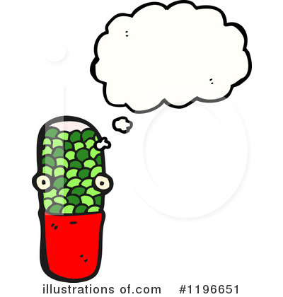 Royalty-Free (RF) Pill Clipart Illustration by lineartestpilot - Stock Sample #1196651