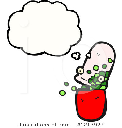 Royalty-Free (RF) Pill Clipart Illustration by lineartestpilot - Stock Sample #1213927