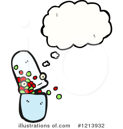Royalty-Free (RF) Pill Clipart Illustration by lineartestpilot - Stock Sample #1213932