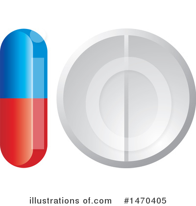 Royalty-Free (RF) Pill Clipart Illustration by Lal Perera - Stock Sample #1470405