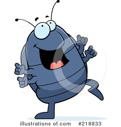 Royalty-Free (RF) Pillbug Clipart Illustration by Cory Thoman - Stock Sample #218833