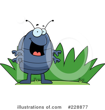 Royalty-Free (RF) Pillbug Clipart Illustration by Cory Thoman - Stock Sample #228877