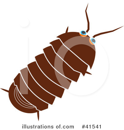 Royalty-Free (RF) Pillbug Clipart Illustration by Prawny - Stock Sample #41541