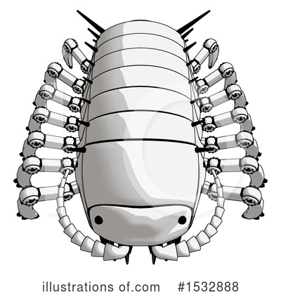 Royalty-Free (RF) Pillbug Robot Clipart Illustration by Leo Blanchette - Stock Sample #1532888