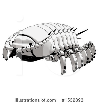 Royalty-Free (RF) Pillbug Robot Clipart Illustration by Leo Blanchette - Stock Sample #1532893
