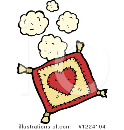 Royalty-Free (RF) Pillow Clipart Illustration by lineartestpilot - Stock Sample #1224104