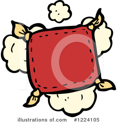 Royalty-Free (RF) Pillow Clipart Illustration by lineartestpilot - Stock Sample #1224105