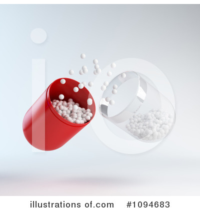 Royalty-Free (RF) Pills Clipart Illustration by Mopic - Stock Sample #1094683