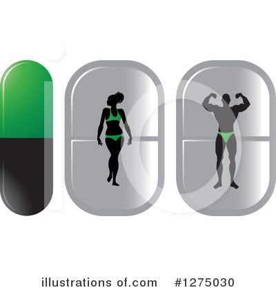 Royalty-Free (RF) Pills Clipart Illustration by Lal Perera - Stock Sample #1275030