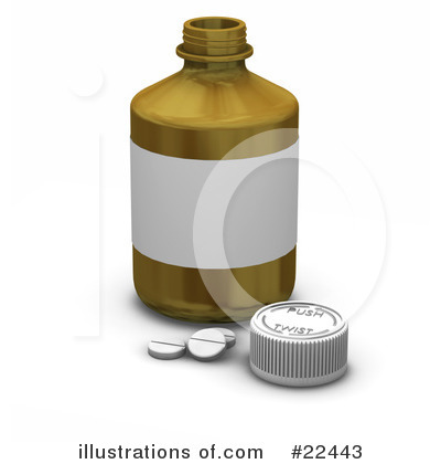 Royalty-Free (RF) Pills Clipart Illustration by KJ Pargeter - Stock Sample #22443
