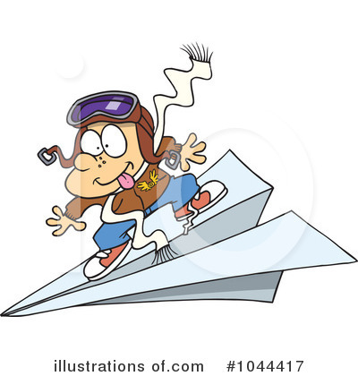 Royalty-Free (RF) Pilot Clipart Illustration by toonaday - Stock Sample #1044417