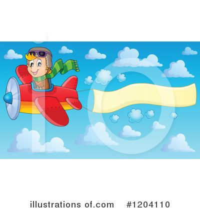 Royalty-Free (RF) Pilot Clipart Illustration by visekart - Stock Sample #1204110