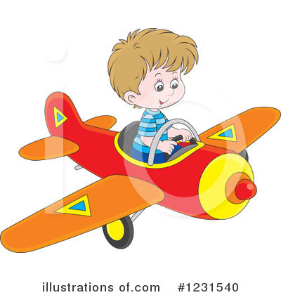 Royalty-Free (RF) Pilot Clipart Illustration by Alex Bannykh - Stock Sample #1231540