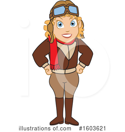 Aviator Clipart #1603621 by Mascot Junction
