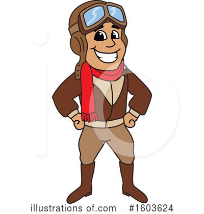 Aviator Clipart #1603624 by Mascot Junction