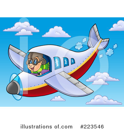 Airliner Clipart #223546 by visekart