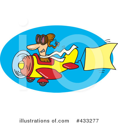 Royalty-Free (RF) Pilot Clipart Illustration by toonaday - Stock Sample #433277