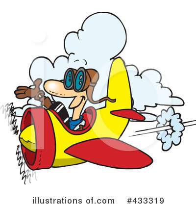Royalty-Free (RF) Pilot Clipart Illustration by toonaday - Stock Sample #433319