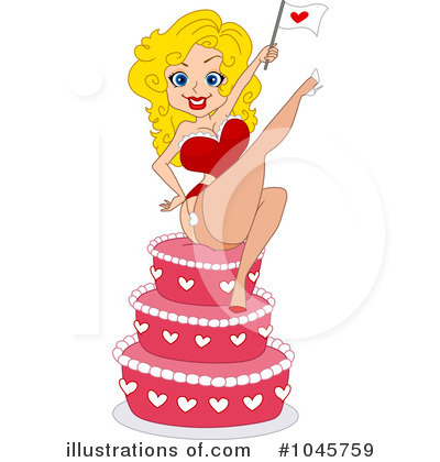 Royalty-Free (RF) Pin Up Clipart Illustration by BNP Design Studio - Stock Sample #1045759