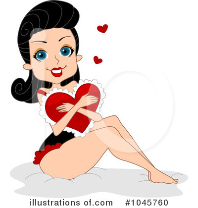Royalty-Free (RF) Pin Up Clipart Illustration by BNP Design Studio - Stock Sample #1045760