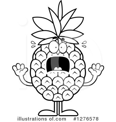 Royalty-Free (RF) Pineapple Clipart Illustration by Cory Thoman - Stock Sample #1276578