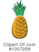 Pineapple Clipart #1307258 by Vector Tradition SM