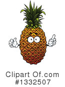 Pineapple Clipart #1332507 by Vector Tradition SM