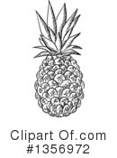 Pineapple Clipart #1356972 by Vector Tradition SM