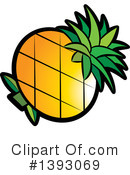 Pineapple Clipart #1393069 by Lal Perera