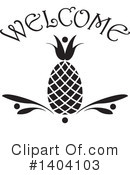 Pineapple Clipart #1404103 by inkgraphics