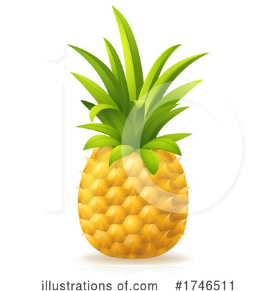 Royalty-Free (RF) Pineapple Clipart Illustration by AtStockIllustration - Stock Sample #1746511