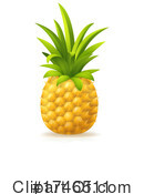 Pineapple Clipart #1746511 by AtStockIllustration