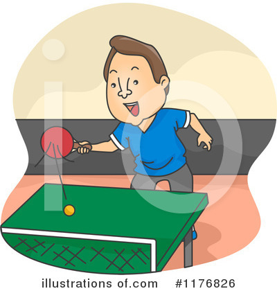 Royalty-Free (RF) Ping Pong Clipart Illustration by BNP Design Studio - Stock Sample #1176826