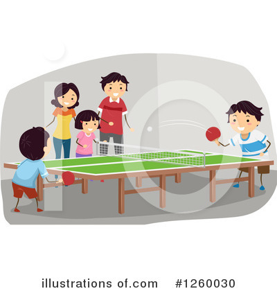 Royalty-Free (RF) Ping Pong Clipart Illustration by BNP Design Studio - Stock Sample #1260030