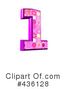 Pink Burst Number Clipart #436128 by chrisroll