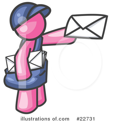 Mail Man Clipart #22731 by Leo Blanchette