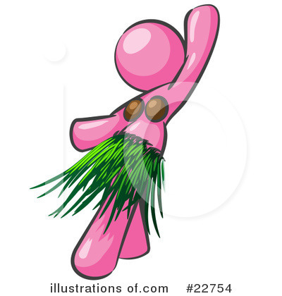 Hula Dancer Clipart #22754 by Leo Blanchette