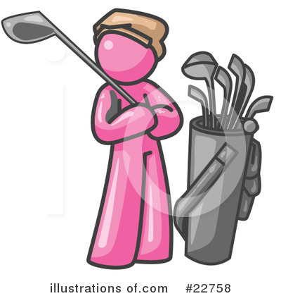 Golfing Clipart #22758 by Leo Blanchette