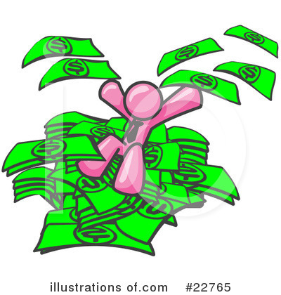 Money Clipart #22765 by Leo Blanchette