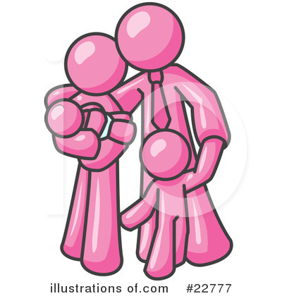 Royalty-Free (RF) Pink Collection Clipart Illustration by Leo Blanchette - Stock Sample #22777