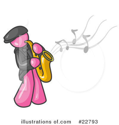 Saxophone Clipart #22793 by Leo Blanchette