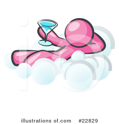 Royalty-Free (RF) Pink Collection Clipart Illustration by Leo Blanchette - Stock Sample #22829