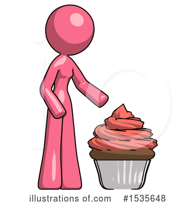 Royalty-Free (RF) Pink Design Mascot Clipart Illustration by Leo Blanchette - Stock Sample #1535648