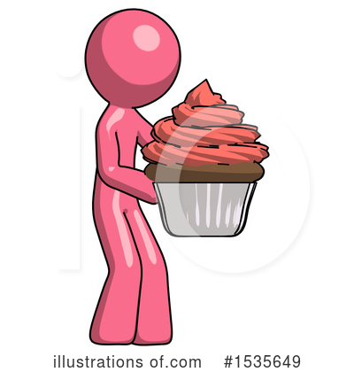 Royalty-Free (RF) Pink Design Mascot Clipart Illustration by Leo Blanchette - Stock Sample #1535649